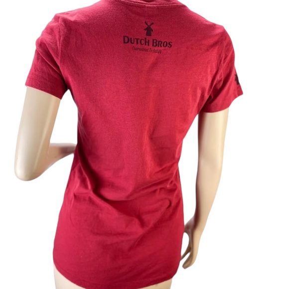 Dutch Bros RED ‘TOGETHER WE STAND FOR MOVEMENT’ SMALL + LARGE VINTAGE DB 1992 - Picture 6 of 10